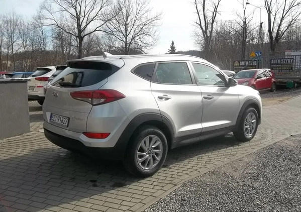 Hyundai Tucson cena 72900 przebieg: 180000, rok produkcji 2018 z Żywiec małe 154